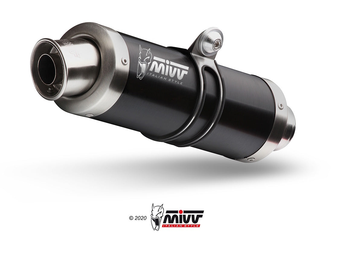 MIVV KT.010 KTM 690 DUKE ( 2012 / 18 ) Slip-on Exhaust "GP" ( black; approved) – Accessories in the 2WheelsHero Motorcycle Aftermarket Accessories and Parts Online Shop