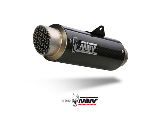 MIVV Y.063 YAMAHA YZF 600 R6 (2017 - 2021) SLIP-ON high Exhaust "GP PRO" (Carbon; approved) – Accessories in the 2WheelsHero Motorcycle Aftermarket Accessories and Parts Online Shop