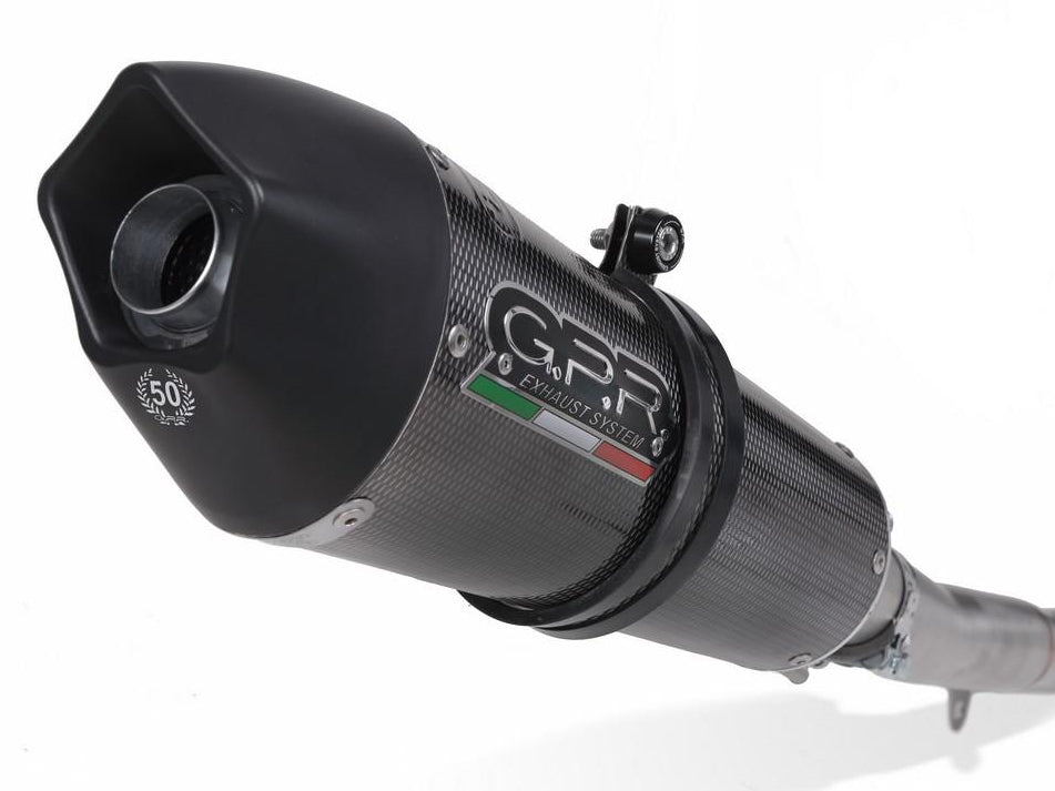 GPR Aprilia Tuono V4 1100 (17/18) Slip-on Exhaust "GPE Anniversary Poppy"
