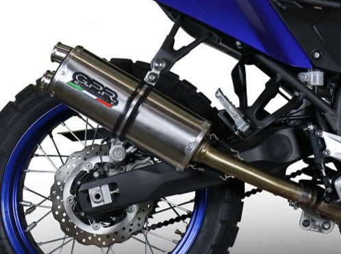 GPR Yamaha Ténéré 700 Slip-on Exhaust "Dual Inox" (EU homologated)