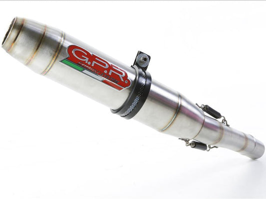 GPR Honda CB600F Hornet (07/14) Slip-on Exhaust "Deeptone Inox" (EU homologated)