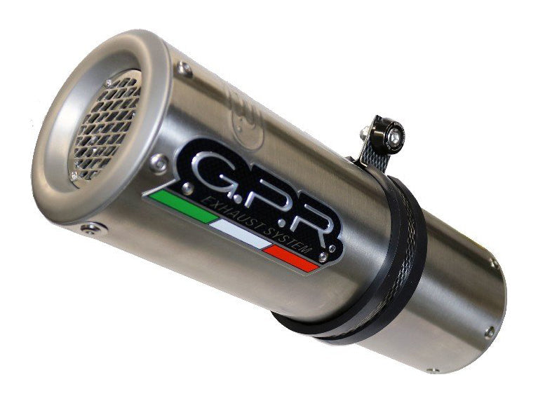 GPR Ducati Monster 821 Slip-on Exhaust "M3 Inox" (EU homologated)