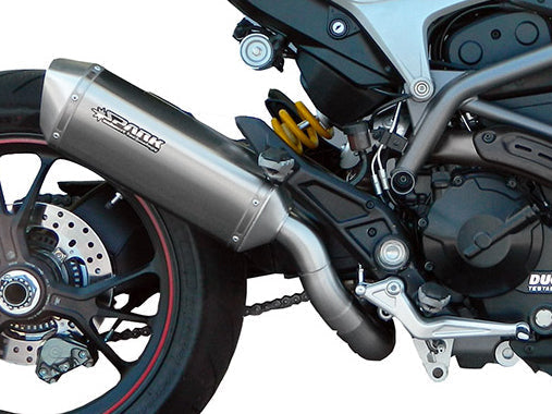 SPARK GDU1804 Ducati Hypermotard 821 (13/15) Low Position Exhaust System "Force" (EU homologated)