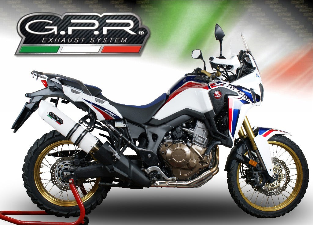 GPR Honda CRF1000L Africa Twin Adventure Sports (18/19) Slip-on Exhaust "Albus Evo 4" (EU homologated)