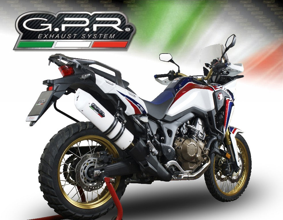 GPR Honda CRF1000L Africa Twin Adventure Sports (18/19) Slip-on Exhaust "Albus Evo 4" (EU homologated)