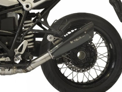 HP CORSE BMW R nineT Slip-on Exhaust "Evoxtreme Black Single Low" (EU homologated) – Accessories in Factory Racing – Motorcycle Parts & Accessories Online Store