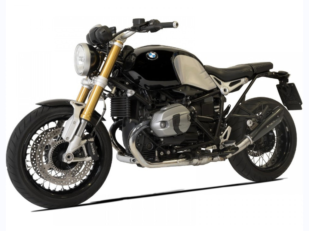 HP CORSE BMW R nineT Slip-on Exhaust "Evoxtreme Black Single Low" (EU homologated)