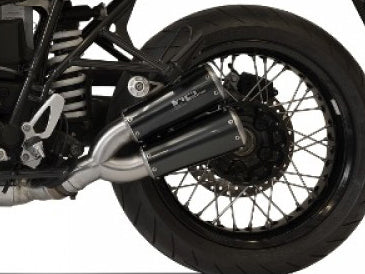 HP CORSE BMW R nineT Dual Slip-on Exhaust "GP-07 Black" (EU homologated)