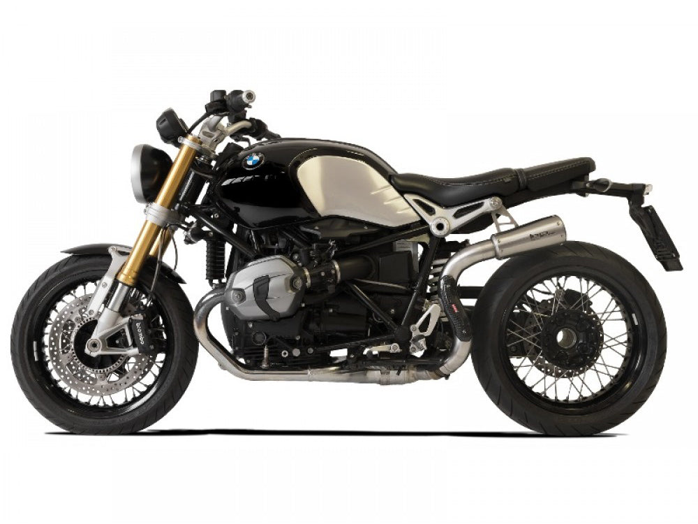 HP CORSE BMW R nineT Slip-on Exhaust "GP-07 Satin Single High" (EU homologated) – Accessories in Factory Racing – Motorcycle Parts & Accessories Online Store