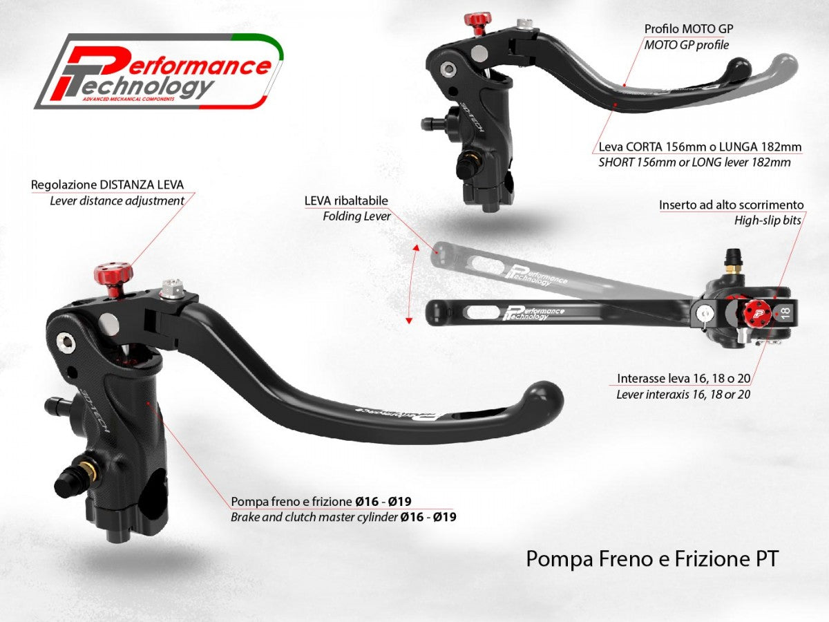 HPB - PERFORMANCE TECHNOLOGY Universal Brake Radial Master Cylinder "3D-Tech"