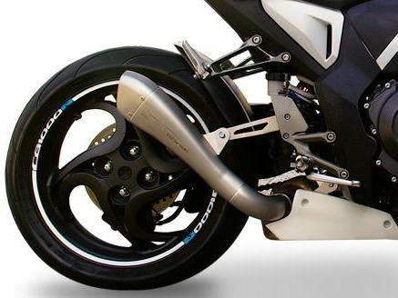 HP CORSE Honda CB1000R Slip-on Exhaust "Hydroform Satin Single" (high position)