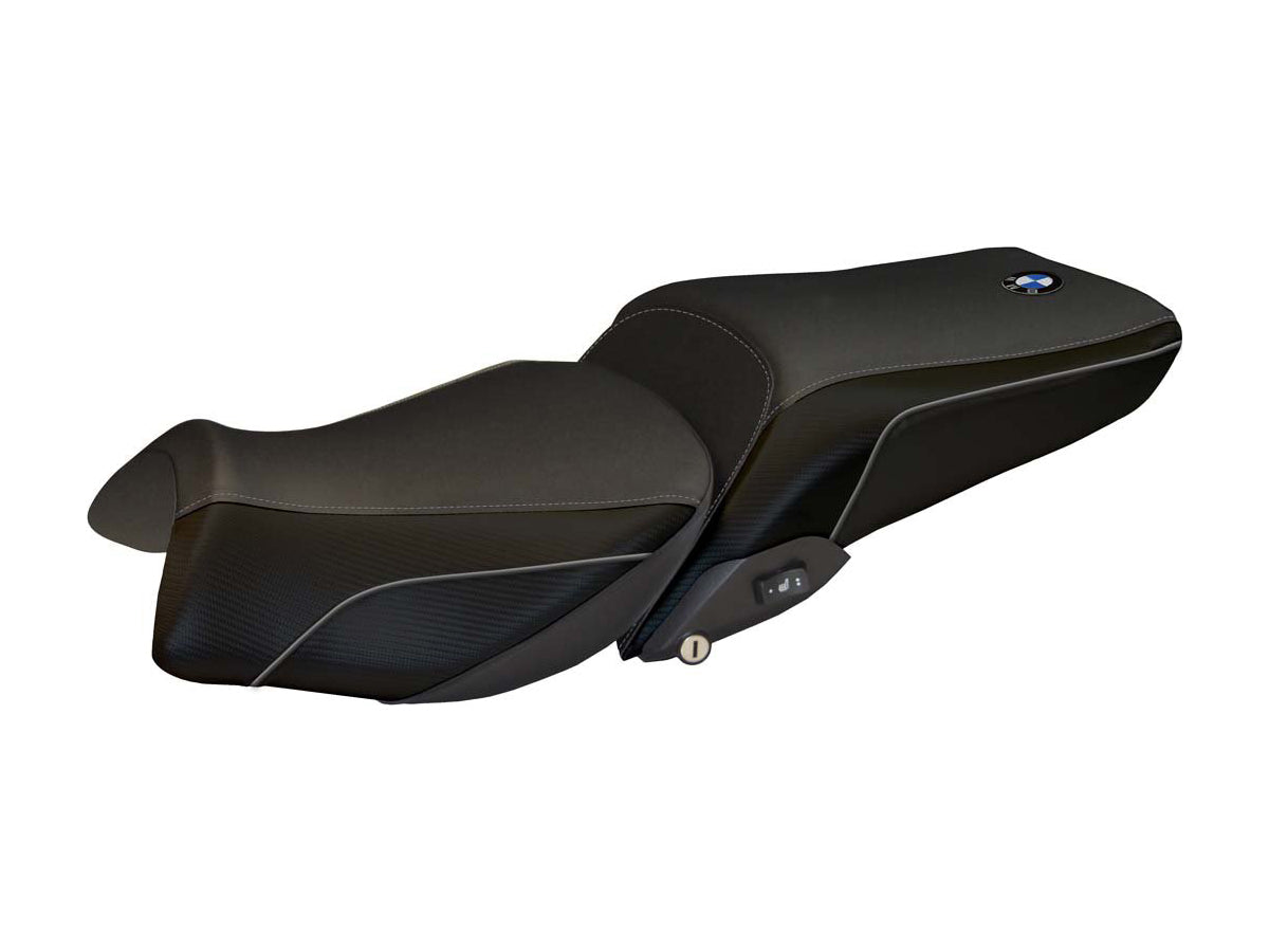 TAPPEZZERIA ITALIA BMW R1200RT (14/18) Seat Cover "Olbia Bord Total Black" – Accessories in Factory Racing – Motorcycle Parts & Accessories Online Store