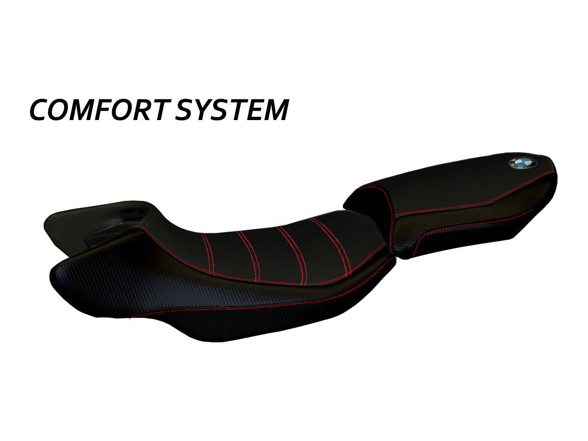 TAPPEZZERIA ITALIA BMW R1200R (15/18) Comfort Seat Cover "Aurelia Total Black" – Accessories in Factory Racing – Motorcycle Parts & Accessories Online Store