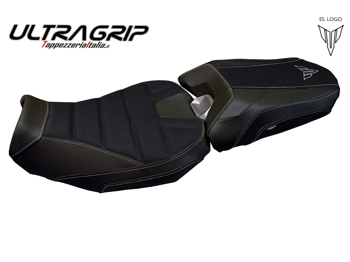 TAPPEZZERIA ITALIA Yamaha Tracer 900 (18/20) Ultragrip Seat Cover "Nairobi Total Black" – Accessories in Factory Racing – Motorcycle Parts & Accessories Online Store