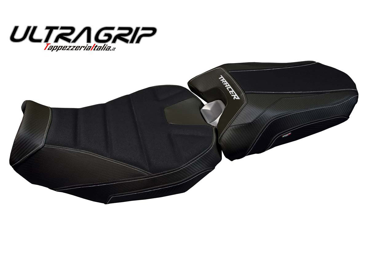 TAPPEZZERIA ITALIA Yamaha Tracer 900 (18/20) Ultragrip Seat Cover "Nairobi Total Black" – Accessories in Factory Racing – Motorcycle Parts & Accessories Online Store