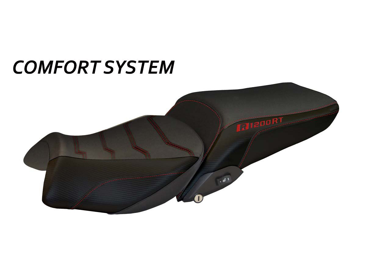 TAPPEZZERIA ITALIA BMW R1200RT (14/18) Comfort Seat Cover "Olbia Total Black" – Accessories in Factory Racing – Motorcycle Parts & Accessories Online Store