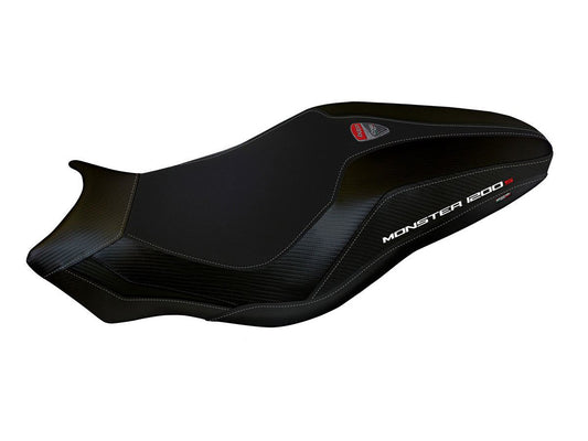 TAPPEZZERIA ITALIA Ducati Monster 1200 (17/21) Seat Cover "Lipsia Total Black"