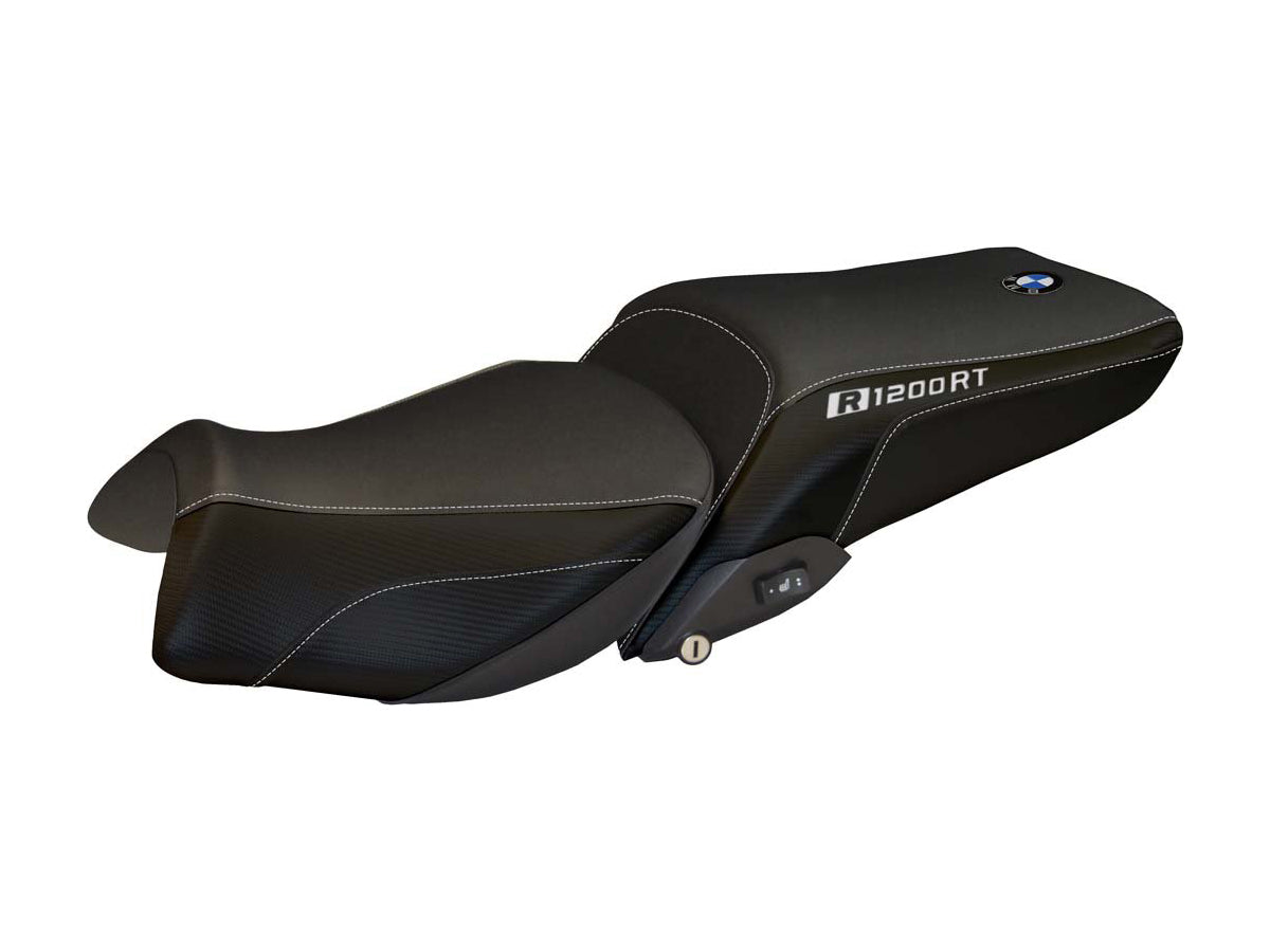 TAPPEZZERIA ITALIA BMW R1200RT (14/18) Seat Cover "Olbia Total Black" – Accessories in Factory Racing – Motorcycle Parts & Accessories Online Store