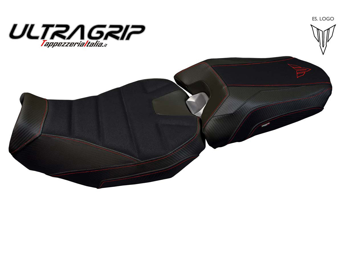 TAPPEZZERIA ITALIA Yamaha Tracer 900 (18/20) Ultragrip Seat Cover "Nairobi Total Black" – Accessories in Factory Racing – Motorcycle Parts & Accessories Online Store