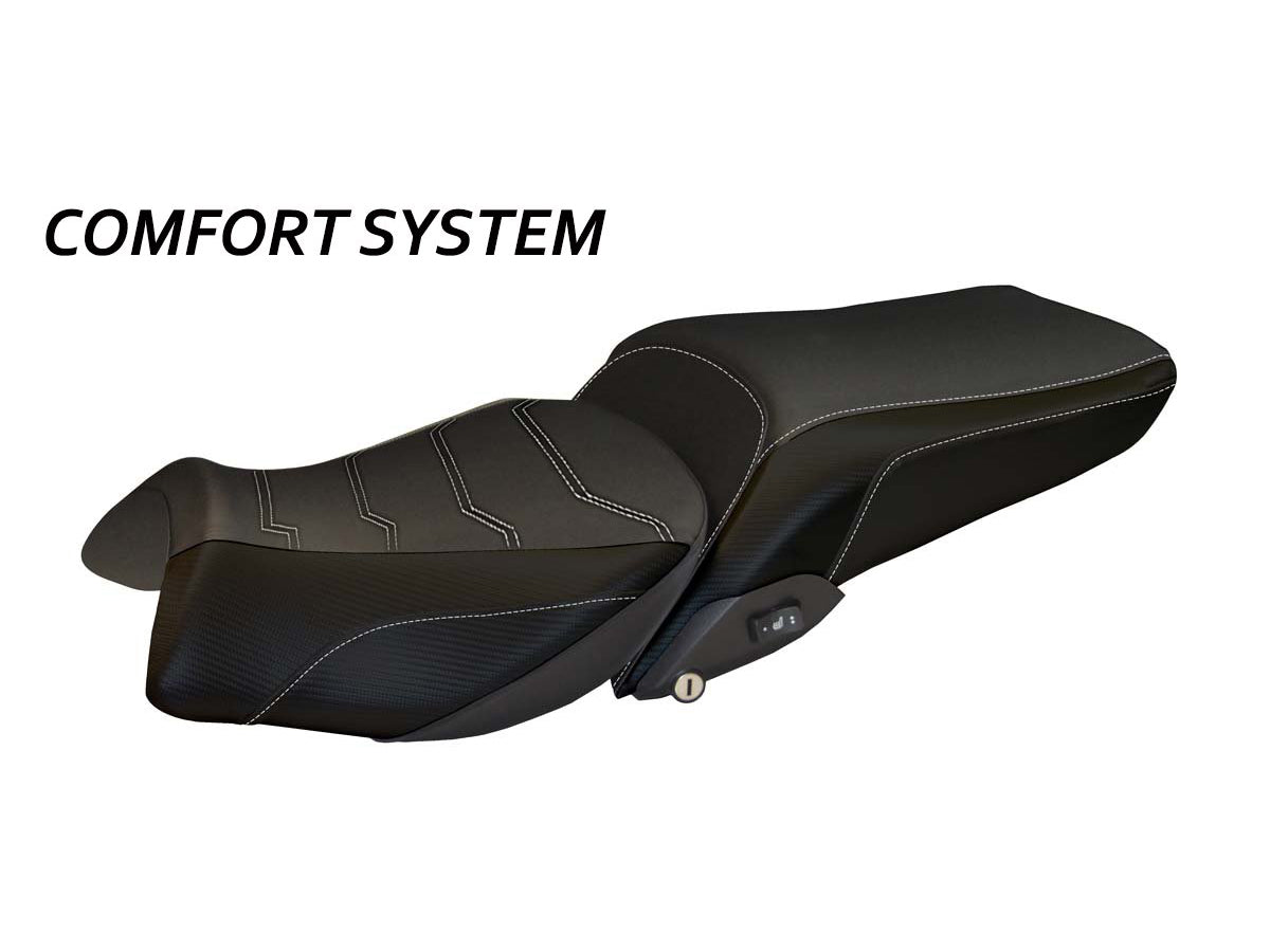 TAPPEZZERIA ITALIA BMW R1200RT (14/18) Comfort Seat Cover "Olbia Total Black" – Accessories in Factory Racing – Motorcycle Parts & Accessories Online Store