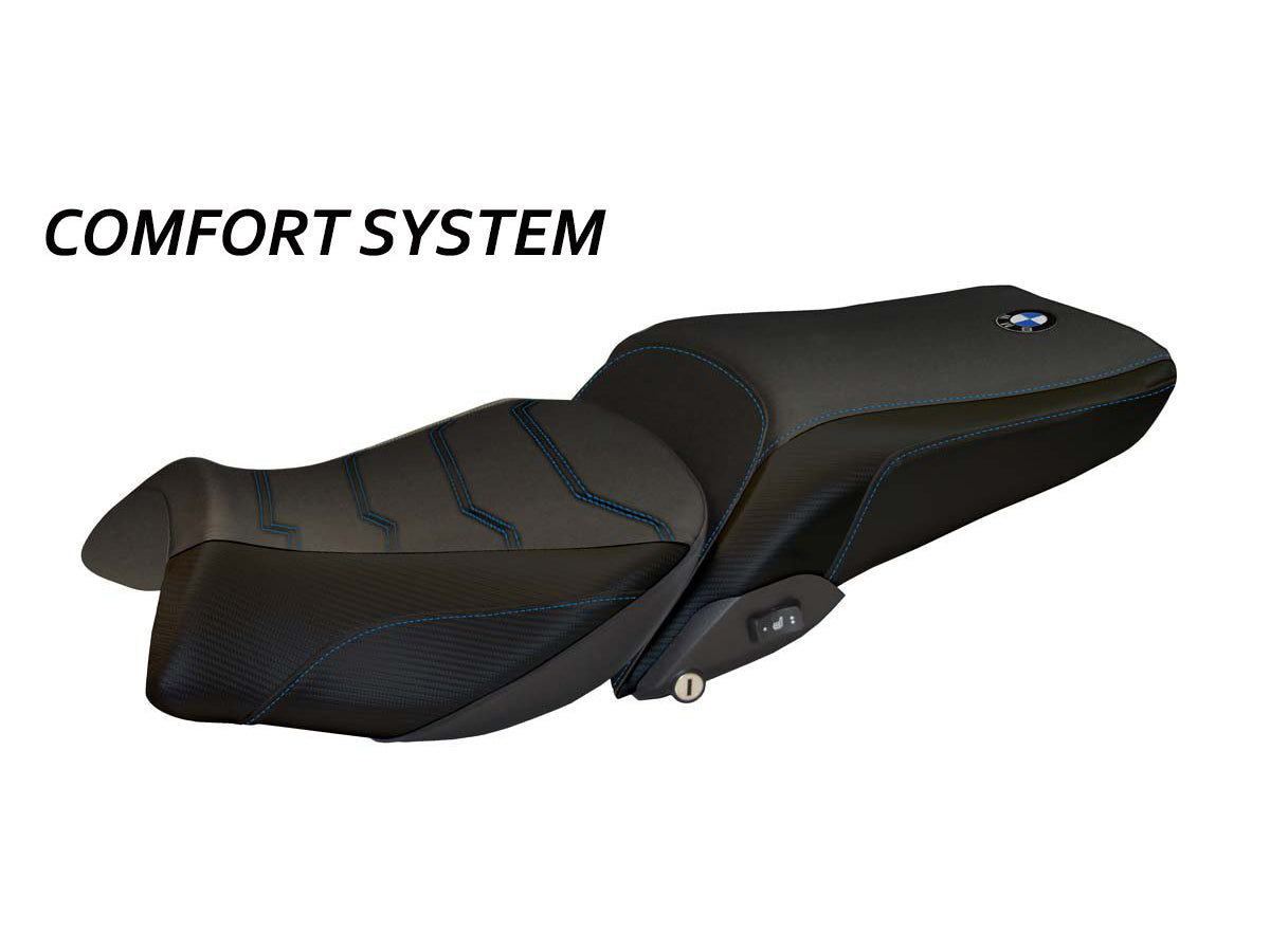 TAPPEZZERIA ITALIA BMW R1200RT (14/18) Comfort Seat Cover "Olbia Total Black" – Accessories in Factory Racing – Motorcycle Parts & Accessories Online Store