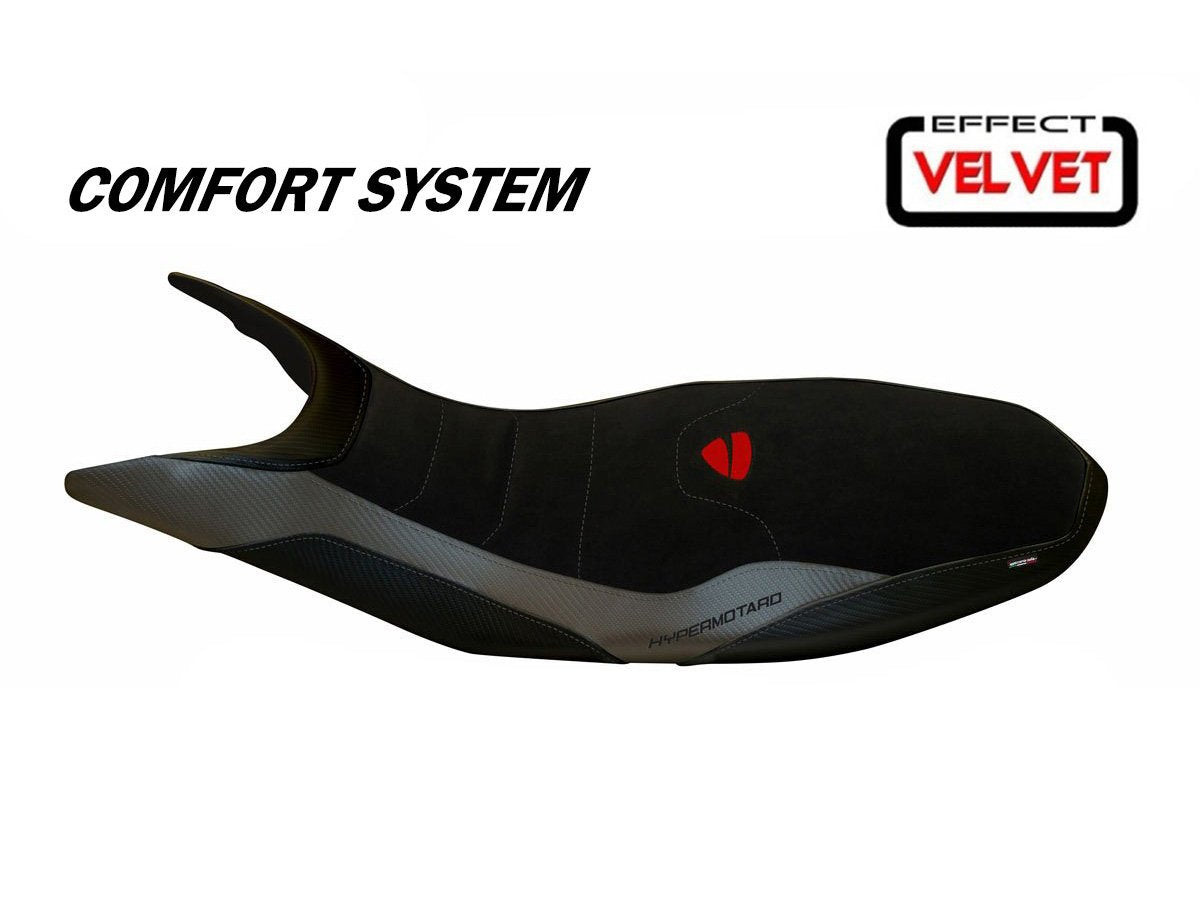 TAPPEZZERIA ITALIA Ducati Hypermotard 821/939 Comfort Seat Cover "Varna 1 Velvet"