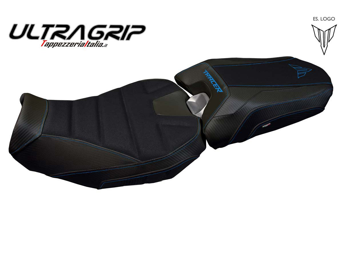TAPPEZZERIA ITALIA Yamaha Tracer 900 (18/20) Ultragrip Seat Cover "Nairobi Total Black" – Accessories in Factory Racing – Motorcycle Parts & Accessories Online Store