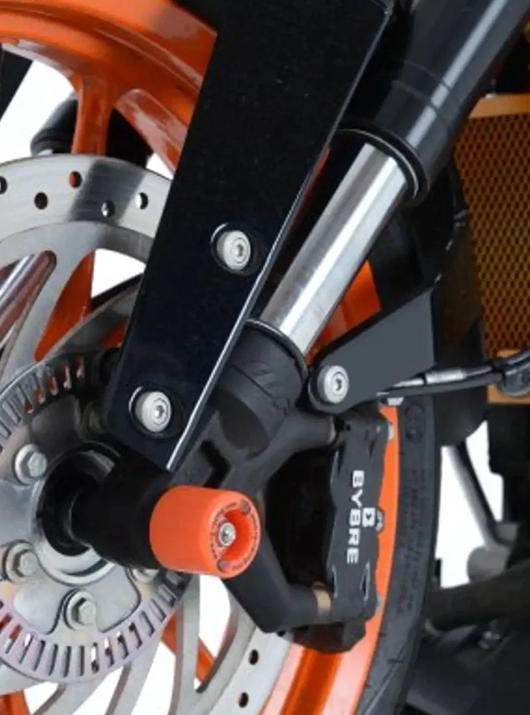 FP0106 - R&G RACING KTM / Husqvarna Front Wheel Sliders