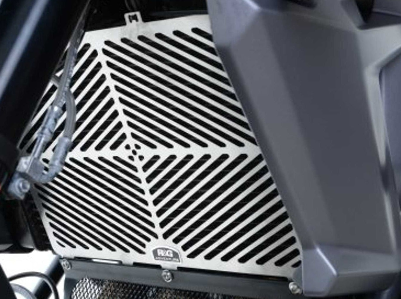 SRG0035 - R&G RACING Triumph Tiger 800 XCX  / XRX / XCA Radiator Guard (steel)