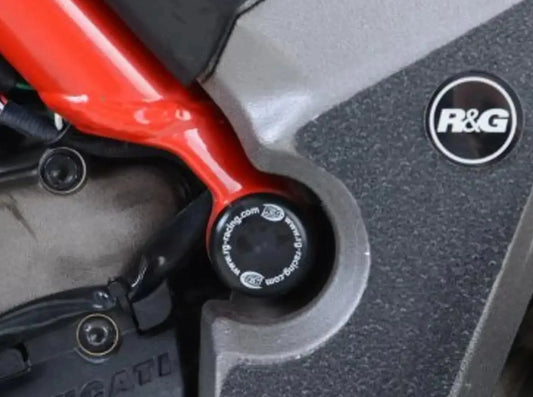 FI0111 - R&G RACING Ducati Multistrada / DesertX Upper Frame Plug (left side)