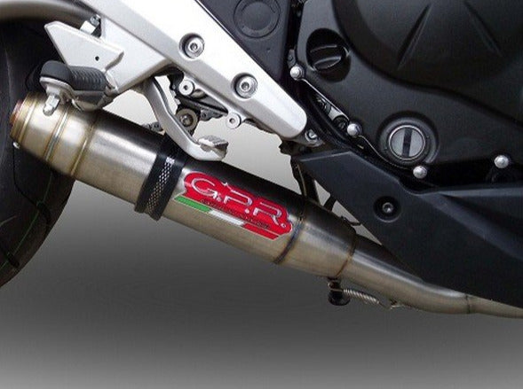 GPR Kawasaki ER-6 (12/16) Full Exhaust System "Deeptone Inox" (EU homologated)