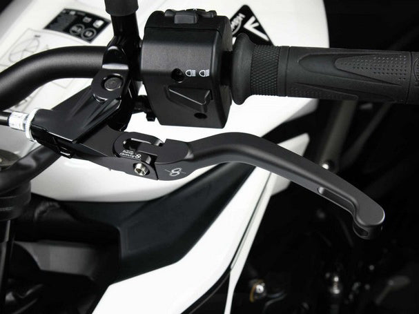 KL390 - BONAMICI RACING Triumph Street Triple 765R (2023+) Handlebar Levers (folding) – Accessories in the 2WheelsHero Motorcycle Aftermarket Accessories and Parts Online Shop