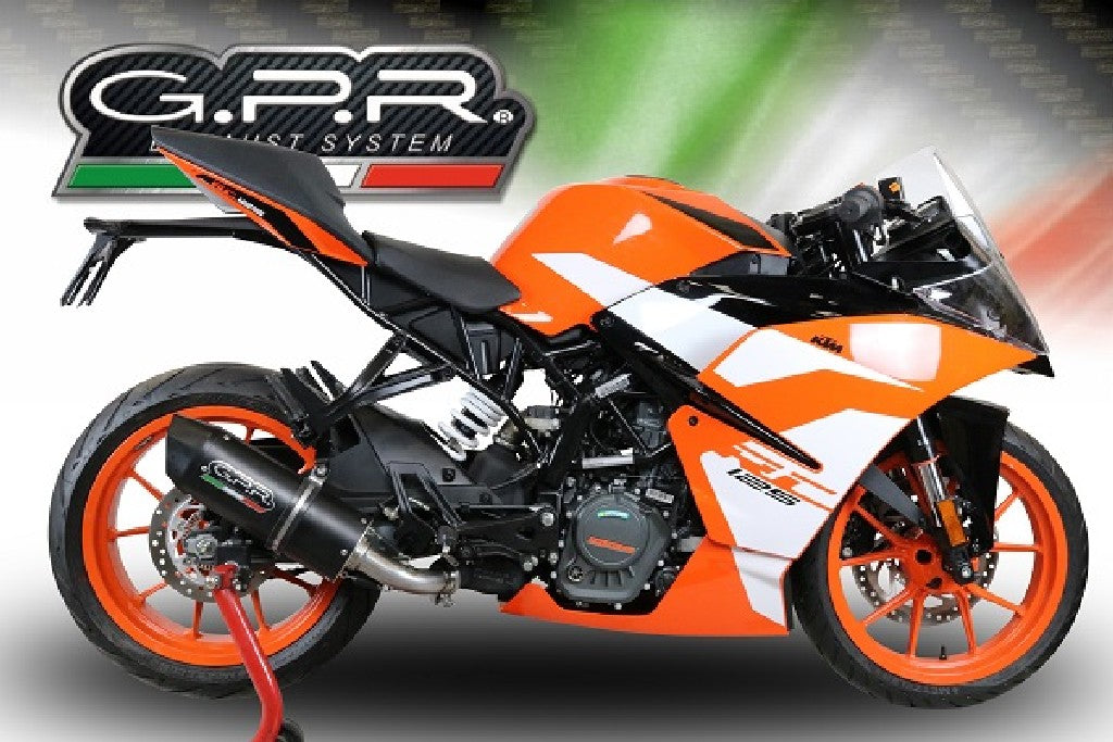 GPR KTM 125 RC (17/21) Slip-on Exhaust "Furore Nero"