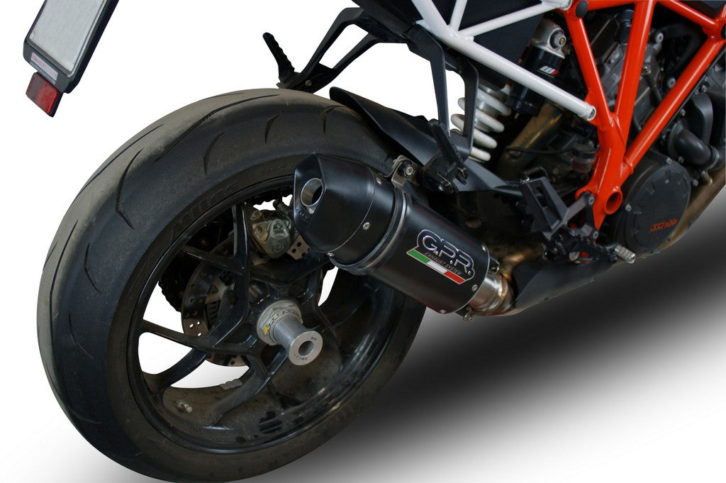 GPR KTM 1290 Super Duke R (17/19) Slip-on Exhaust "Furore Evo 4 Nero" (EU homologated)