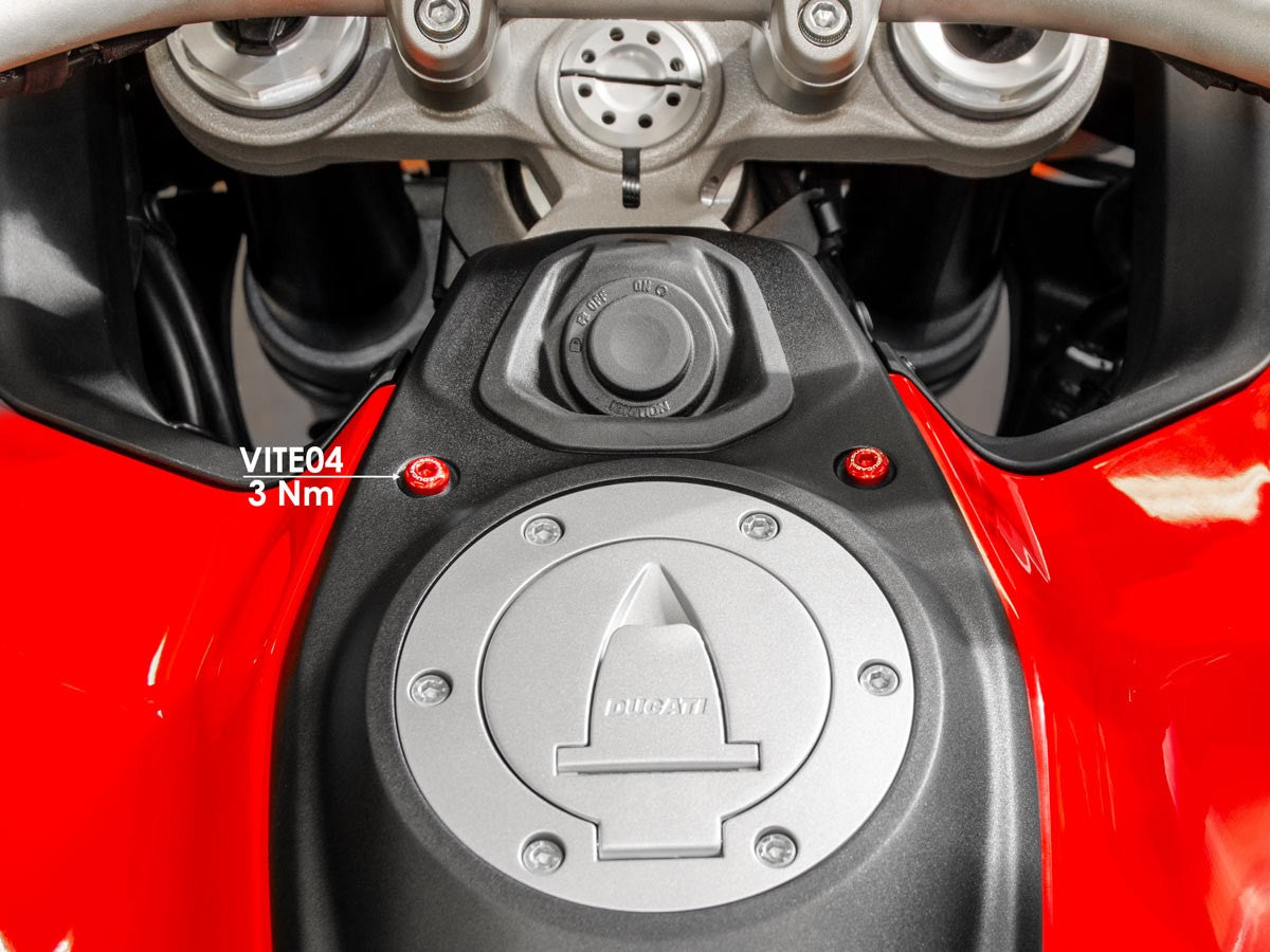 KVT04 - DUCABIKE Ducati Multistrada V4 (2021+) Fuel Tank Cover Screws