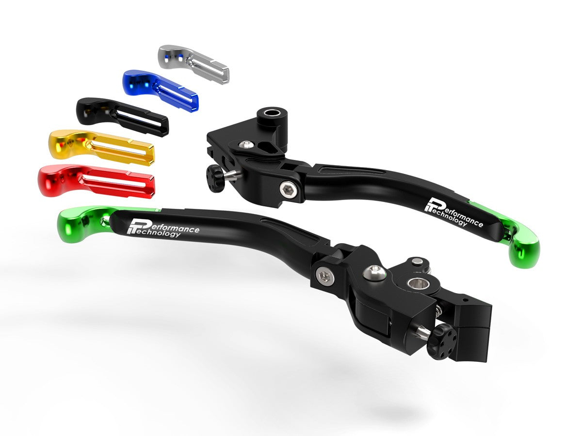 L15 - PERFORMANCE TECHNOLOGY Kawasaki Ninja Handlebar Levers Set "Evo" – Accessories in Factory Racing – Motorcycle Parts & Accessories Online Store