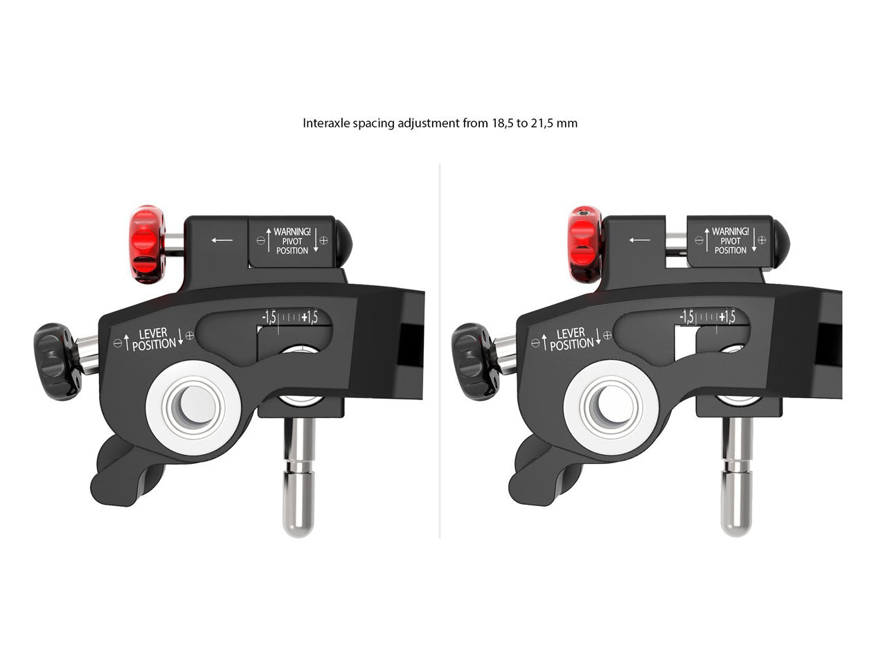 L38 - DBK Moto Guzzi V100 Mandello (2022+) Double Adjusable Handlebar Levers "Ultimate"