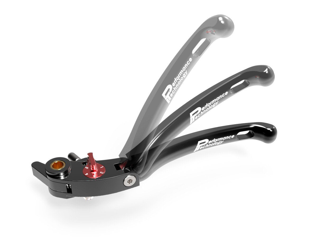 LE02 - PERFORMANCE TECHNOLOGY Ducati / Aprilia "Eco GP 1" Adjustable Handlebar Levers