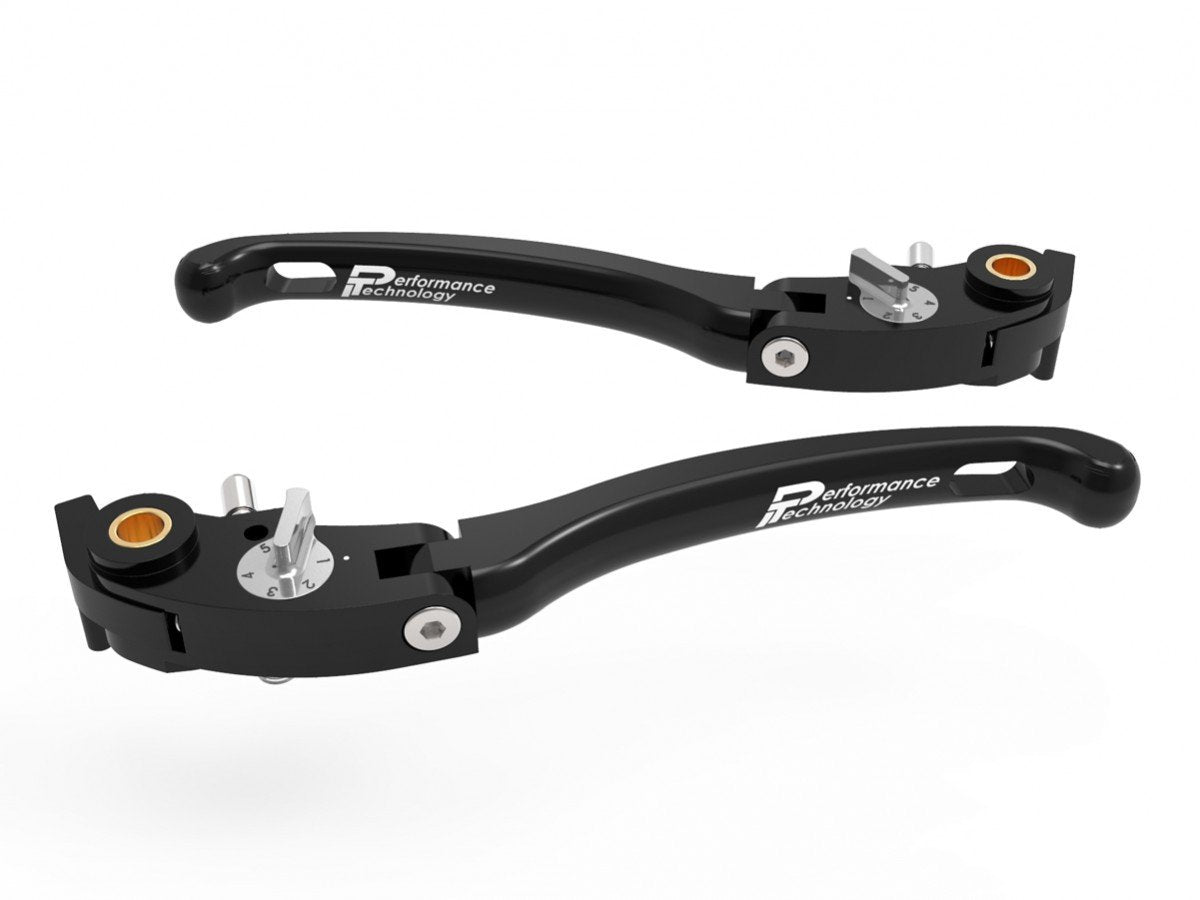 LE16 - PERFORMANCE TECHNOLOGY Ducati / Moto Guzzi Handlebar Levers "Eco GP 1" (adjustable)