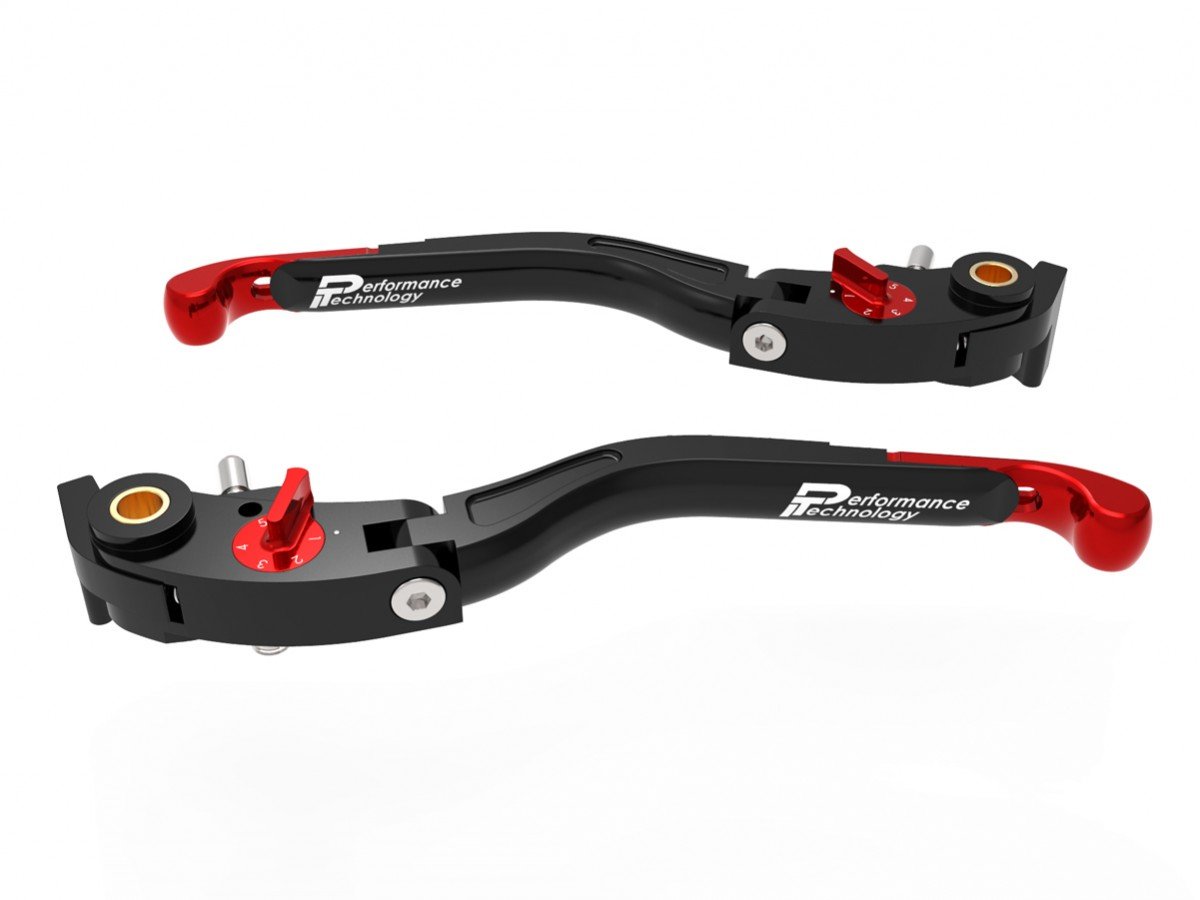 LEA16 - PERFORMANCE TECHNOLOGY Ducati / Moto Guzzi Handlebar Levers "Eco GP 2" (adjustable)