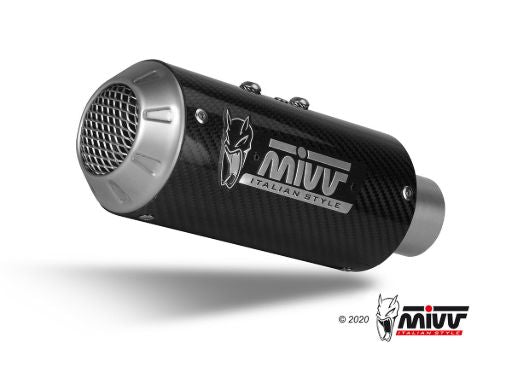 MIVV Y.021 YAMAHA YZF 600 R6 (2006 - 2016) SLIP-ON Exhaust "MK3" (Carbon; approved) – Accessories in the 2WheelsHero Motorcycle Aftermarket Accessories and Parts Online Shop
