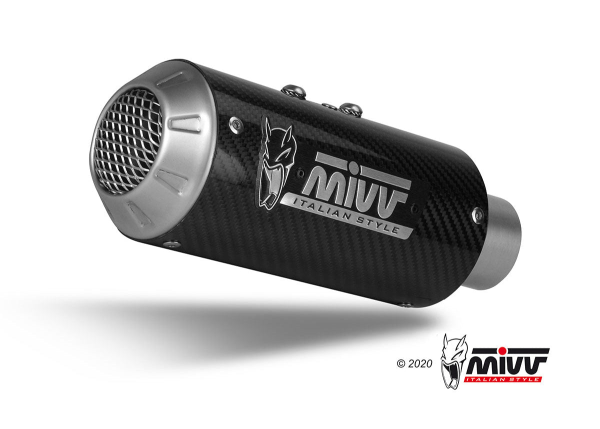 MIVV A.016 Aprilia RSV4 (17/20) Slip-on Exhaust "MK3" (carbon; not approved) – Accessories in the 2WheelsHero Motorcycle Aftermarket Accessories and Parts Online Shop