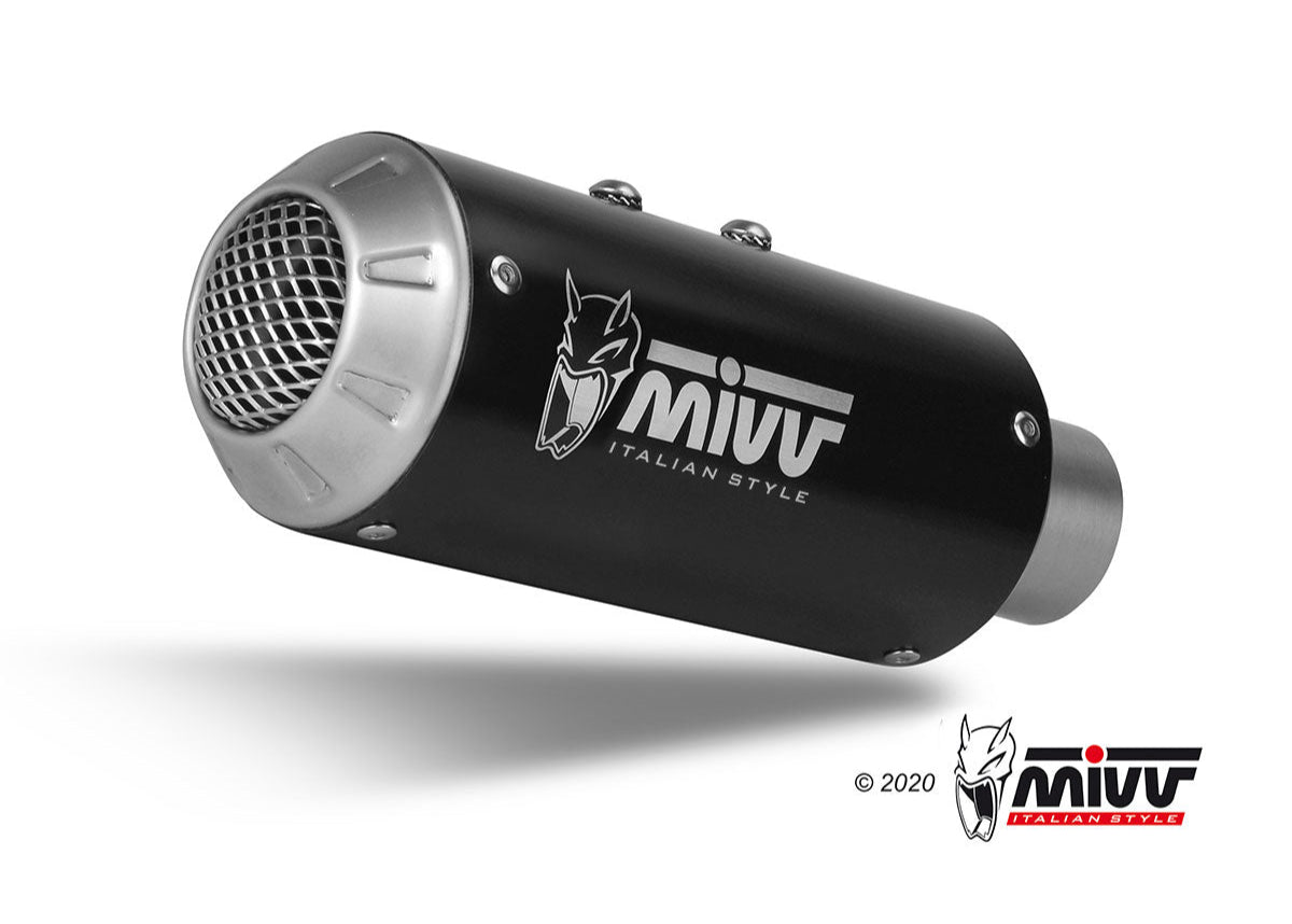 MIVV K.052 KAWASAKI Z900 ( 2020+ ) Slip-on Exhaust "MK3" (black; approved) – Accessories in the 2WheelsHero Motorcycle Aftermarket Accessories and Parts Online Shop
