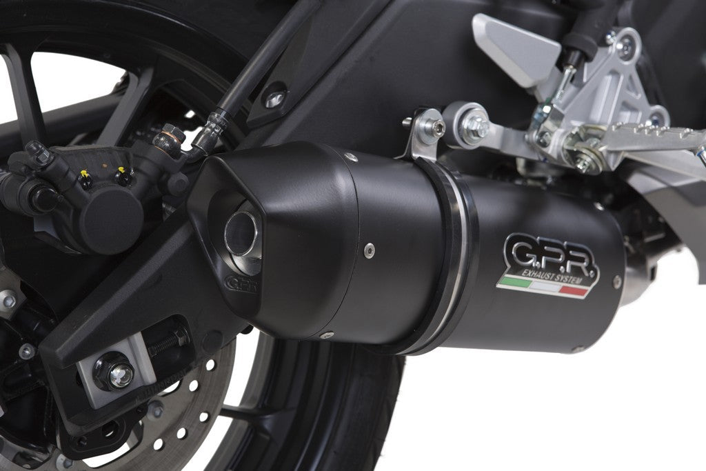 GPR Yamaha MT-125 Full Exhaust System "Furore Nero" (EU homologated)