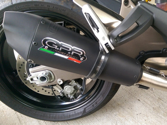 GPR Ducati Monster 821 Slip-on Exhaust "GPE Anniversary Black Titanium" (EU homologated)