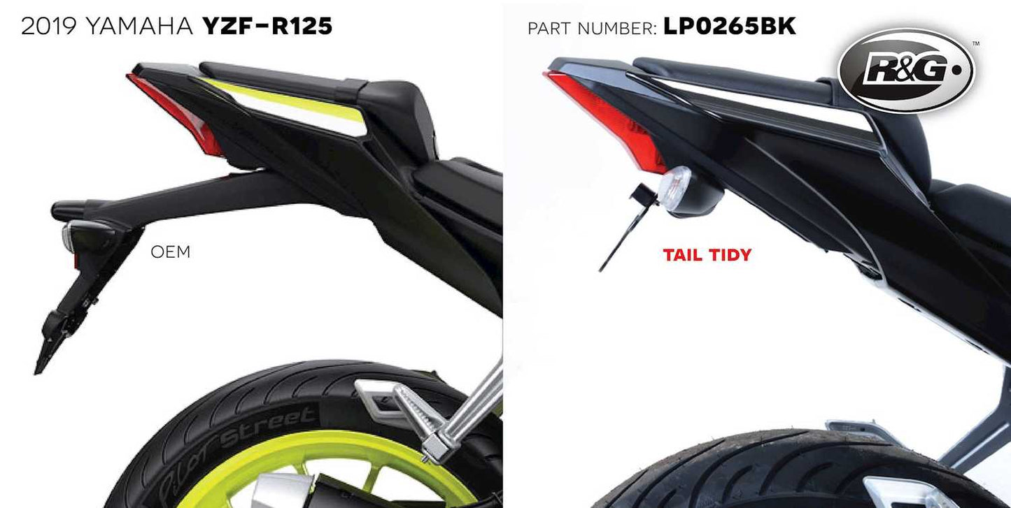 LP0265 - R&G RACING Yamaha YZF-R125 (2019+) Tail Tidy