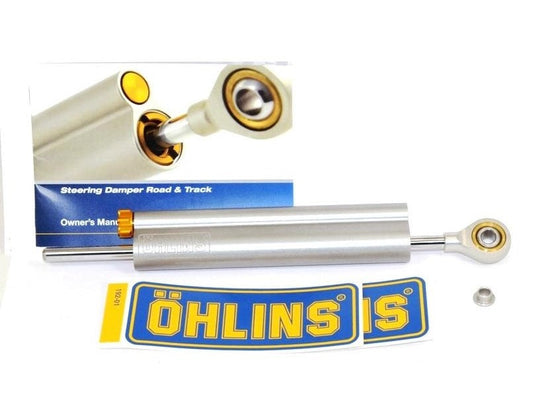 ÖHLINS SD001 Steering Damper (68 mm; silver) – Accessories in the Factory Racing Motorcycle Aftermarket Accessories and Parts Online Shop