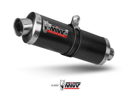 MIVV K.006 KAWASAKI ZX-7 R ( 1996 / 2001 ) Bolt on Exhaust "Oval" (carbon; approved) – Accessories in the 2WheelsHero Motorcycle Aftermarket Accessories and Parts Online Shop