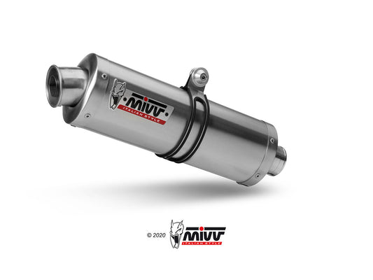MIVV S.019 SUZUKI V-Strom 650 ( 2004 / 06 ) Full System Exhaust "Oval" (stainless steel; approved) – Accessories in the 2WheelsHero Motorcycle Aftermarket Accessories and Parts Online Shop