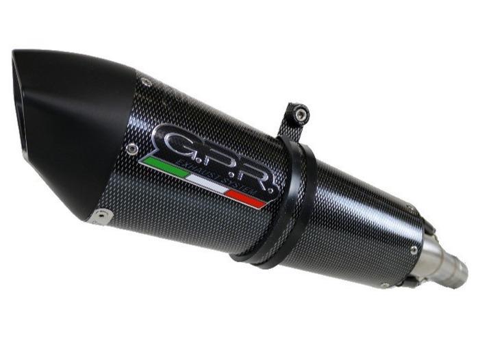 GPR Yamaha XG250 Tricker Slip-on Exhaust "GPE Anniversary Poppy" (EU homologated)